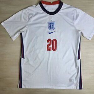 Nike England Phil Foden Soccer Futbol Football Jersey 2020 Home Mens Size Medium